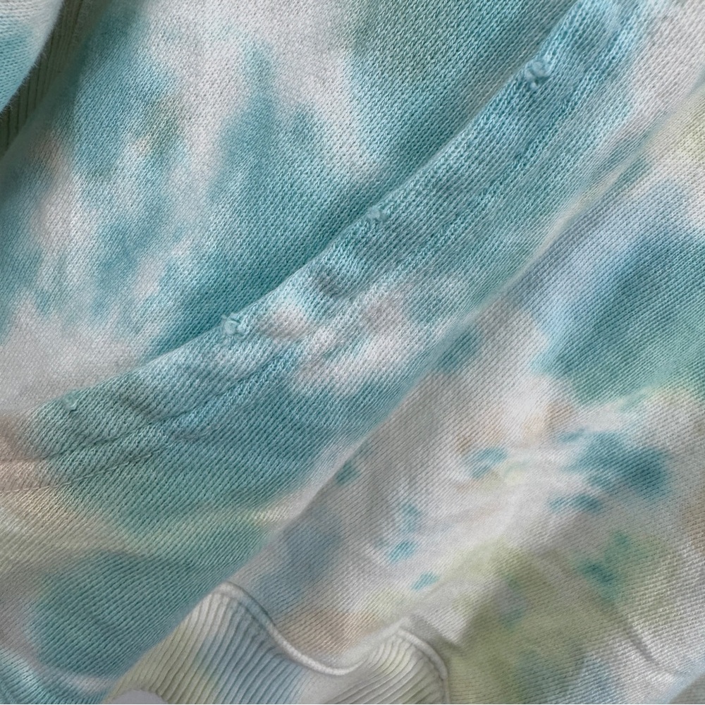 Aerie Tie Dye Oversized Distressed Hoodie Size Large - Picture 5 of 7